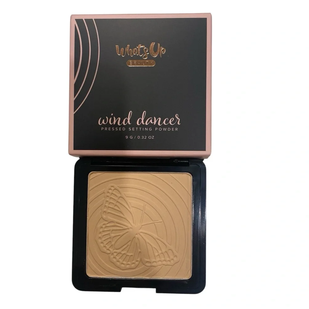 Whats Up Beauty Wind Dancer Pressed Setting Powder - Light 9g